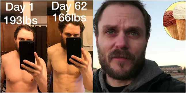 Dengan Makan Es Krim, Seorang Pria Berhasil Turunkan Berat 14 Kg