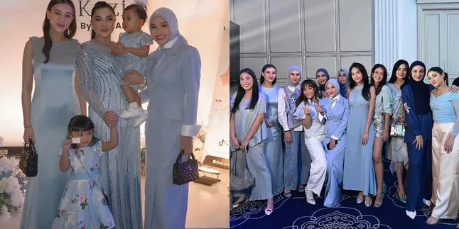 Deretan Artis yang Hadir di Launching Produk Skincare Ashanty, Kompak dengan Outfit Serba Biru