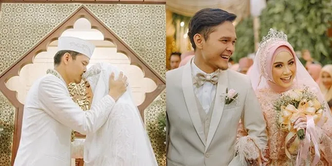 Deretan Momen Romantis Nikahan Anisa Rahma & Dito, Kecup Kening - Nyanyi Bareng!
