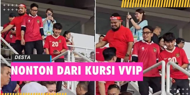 Desta Criticized After Being Seen Sitting in VVIP Seat While Watching Indonesia vs Philippines Match