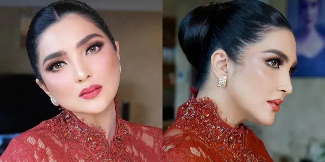 Detail Makeup Ashanty di Kondangan Jadi Sorotan, Wajahnya Glowing Bak Boneka Hidup Detail Makeup Ashanty di Kondangan Jadi Sorotan, Wajahnya Glowing Bak Boneka Hidup