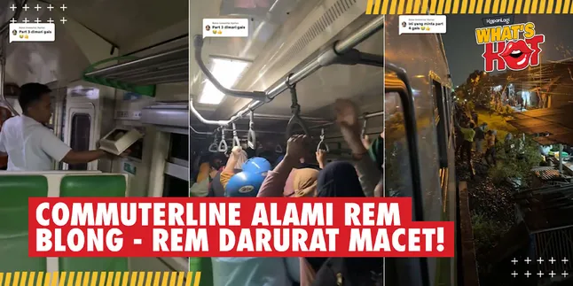 Moments of Commuterline Surabaya - Sidoarjo Experiencing Brake Failure