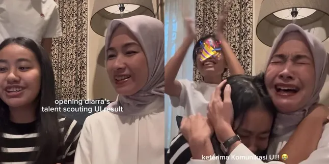 Detik-Detik Diarra Anak Alya Rohali Diterima di UI, sang Ibu Sampai Mules - Keduanya Histeris Lihat Pengumuman