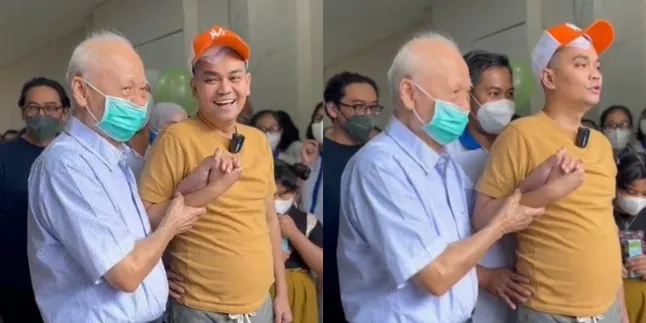 Detik-Detik Indra Bekti Pulang Dari Rumah Sakit, Senyum Bahagia Sambil Meniru Gerakan Baris Berbaris