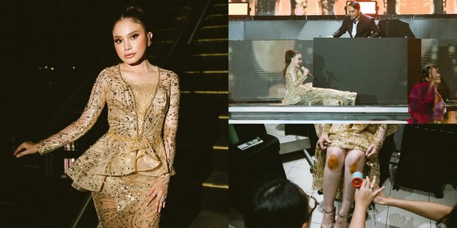 Moments Before Rossa Falls on Stage at the Puteri Indonesia Event, Remains Professional While Singing - Standing Alone