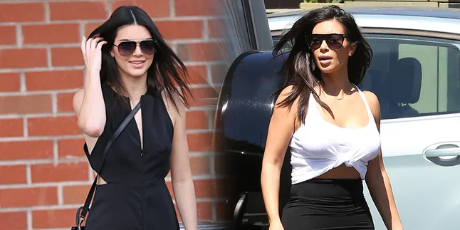 Di Samping Kendall Jenner, Kim Kardashian Mendadak Jadi Kurcaci Di Samping Kendall Jenner, Kim Kardashian Mendadak Jadi Kurcaci