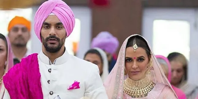 Diam-Diam Neha Dhupia Menikah Dengan Angad Bedi, Sahabatnya