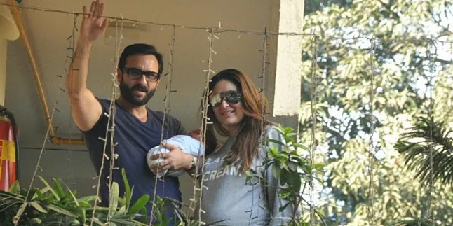 Dibuatkan Sketsa Wajah Baby Taimur, Saif Ali Khan Bahagia