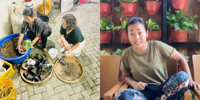 Dubbed as Crazy Rich Yogyakarta, Take a Look at 8 Photos of Soimah Gardening - Simple Appearance and Nonchalantly Wearing Flip Flops
