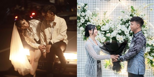 Being Proposed by Childhood Friend Surprises Netizens, Here are 7 Revealed Pre-wedding Portraits of Adinda Azani