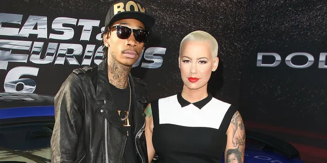 Dilanda Perceraian, Amber Rose - Wiz Khalifa Masih Saling Cinta