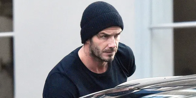 Dinner Bareng Keluarga, Tato Baru David Beckham Kelihatan!