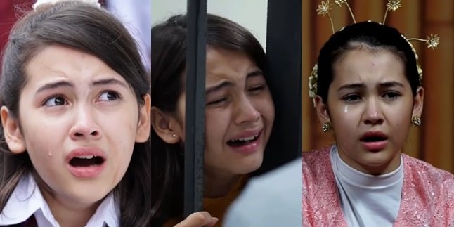 Praised for her acting, here are a series of crying scenes by Sandrinna Michelle in the soap opera 'DARI JENDELA SMP'