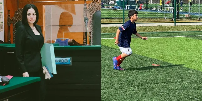 Disebut Tak Terurus Bikin Kasihan, Ini 8 Potret Azka Anak Nikita Mirzani Duduk Termenung di Pinggir Lapangan - Diajak Billy Syahputra Gabung Main Bola