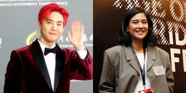 Disenyumin Suho EXO, Dian Sastro: Aku Duduk di Belakangnya Lho Disenyumin Suho EXO, Dian Sastro: Aku Duduk di Belakangnya Lho
