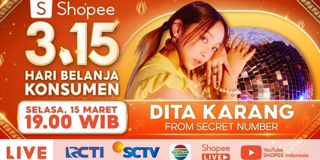 Dita Karang's 'Secret Number' Ready to Make Shopee Consumer Shopping Day TV Show Even More Festive!