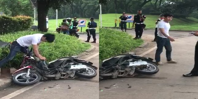 Ditilang Karena 4 Kesalahan, Cowok Ini Ternyata Rusak Motor Ceweknya