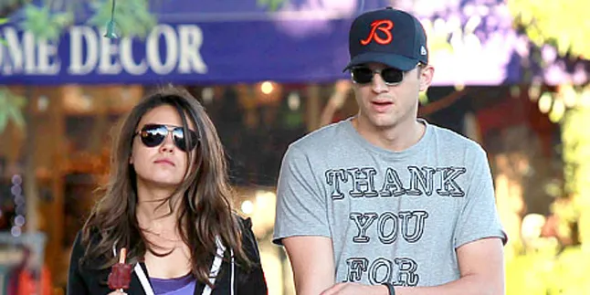 Ditinggal Mila Kunis, Ashton Kutcher Nakal