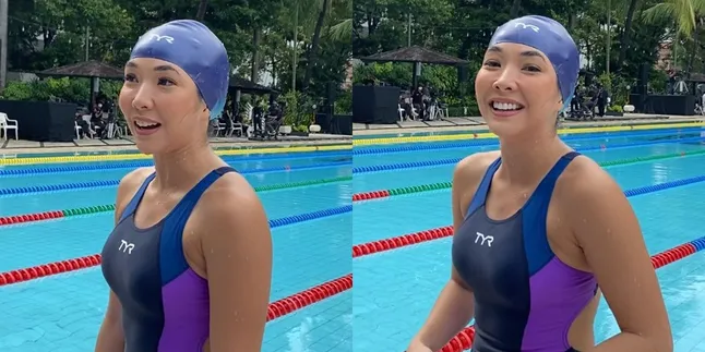 Ditonton dan Didukung Langsung Oleh Mantan Pacar saat Mengikuti Lomba Renang TOSI Season 2, Gisella Anastasia Balikan dengan Rino Soedarjo?