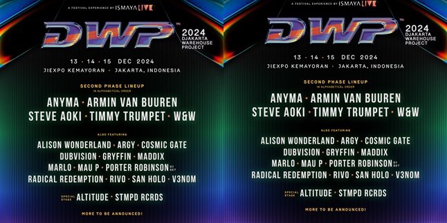 DJAKARTA WAREHOUSE PROJECT (#DWP2024) Hadirkan Nama-Nama Legendaris di Fase Kedua