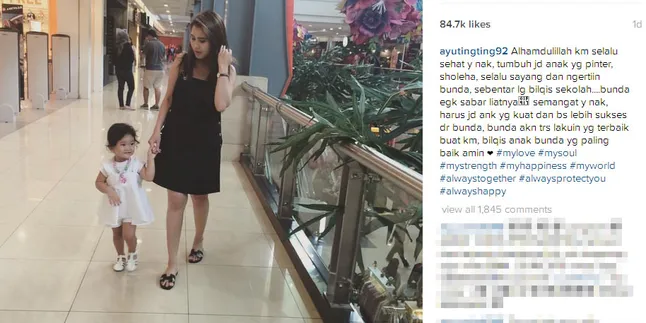 Doa Seorang Ibu, Ini Harapan Ayu Ting Ting Buat Bilqis Doa Seorang Ibu, Ini Harapan Ayu Ting Ting Buat Bilqis