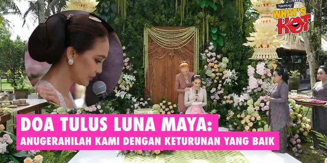 Luna Maya's Sincere Prayer Before Starting the Siraman: Bless Us With Good Offspring