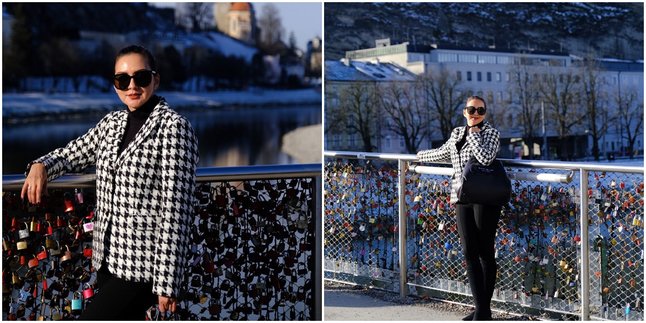 Donna Agnesia Charms in Salzburg, Luxurious Outfit and Timeless Charm