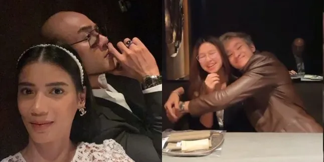 Double Date with Deddy Corbuzier, Azka Corbuzier Hugs a Woman with Glasses - Go Public?