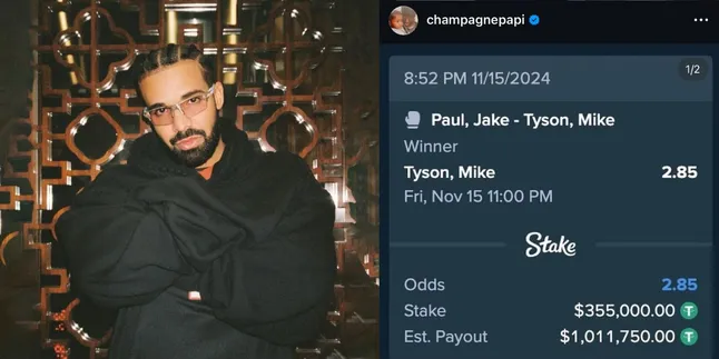 Drake Kehilangan Taruhan Rp 5,6 Miliar: Apakah 'Kutukan Drake' Masih Berlanjut?