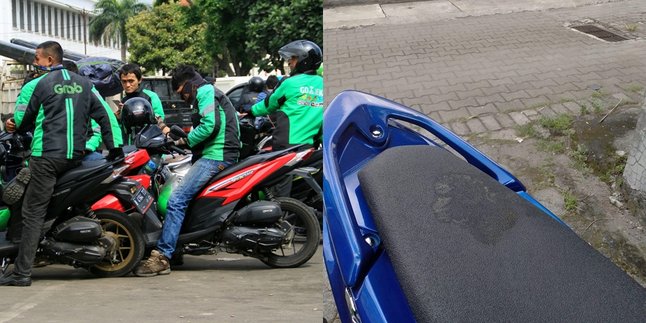 Online Motorcycle Taxi Driver Unlucky to Get a Passenger Who Defecates on His Motorcycle Seat