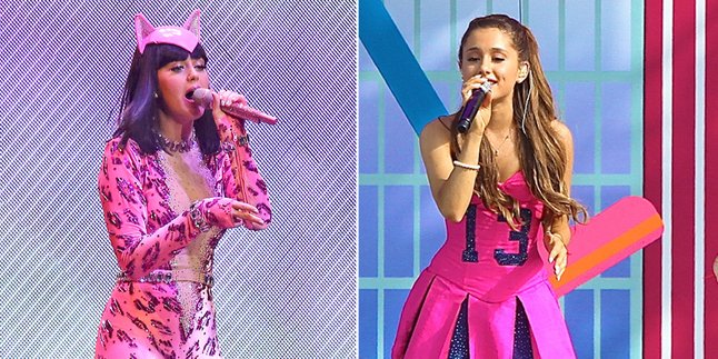 Duel Panas Katy Perry Vs Ariana Grande Sambut MTV EMA 2014