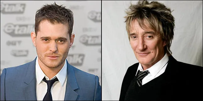 Duet Langka Michael Buble dan Rod Stewart, Keren!