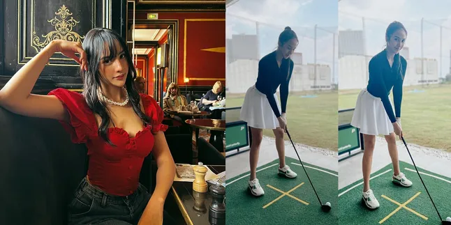 Dulu Disorot karena Dagunya Terlalu Lancip, Ini 7 Potret Terbaru Anya Geraldine Disebut Tambah Kurus - Kaki yang Terlihat Kecil