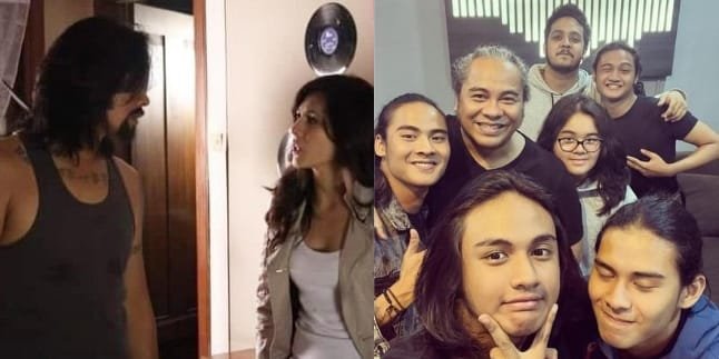 Formerly Acting in a Film with Wulan Guritno, 7 Pictures of Ferdy Tahier who is Now a Cool Dad - Always Compact with His Seven Children