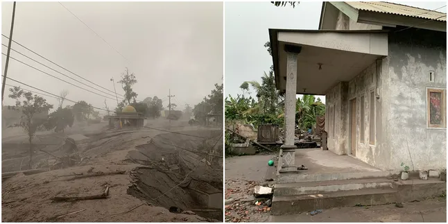 Dusun Kajar Kuning Tenggelam Material Erupsi Gunung Semeru
