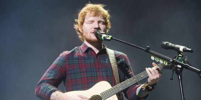 Ed Sheeran Bawa Kucing Menggemaskan Naik ke Atas Panggung