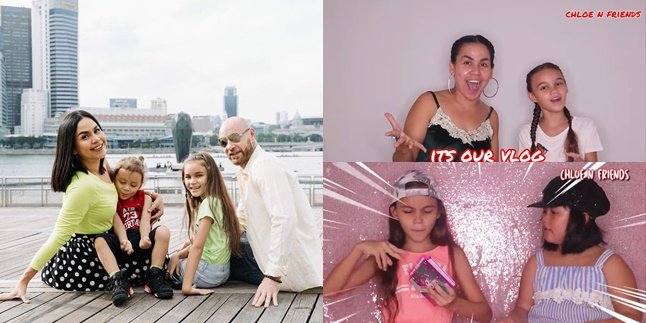 Being Famous on Youtube, Here are 8 Portraits of Chloe Lynch, Melaney Ricardo's Daughter who is Very White but Speaks with a Medan Accent