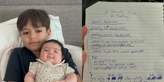 El Barack, Jessica Iskandar's Son, Creates His Own Price List for Shooting Invitations, Here Are the Details