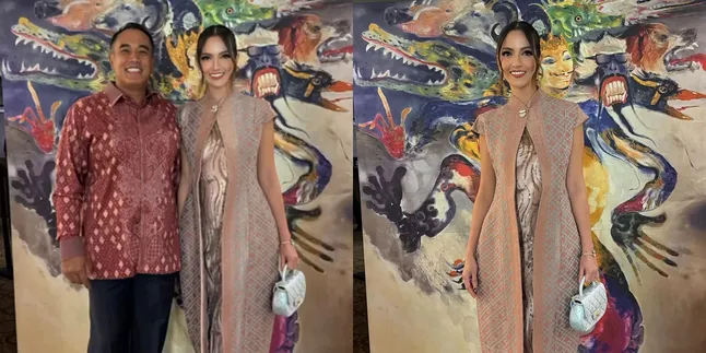 Elegan Pakai Songket, Ini Potret Nia Ramadhani di Acara Penghargaan Achmad Bakrie ke-20