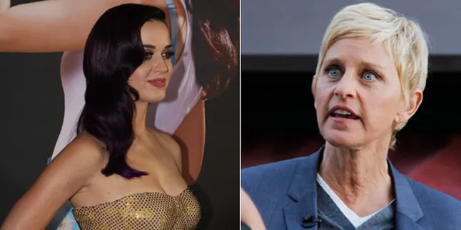 Ellen DeGeneres Ketahuan Amati Dada Katy Perry