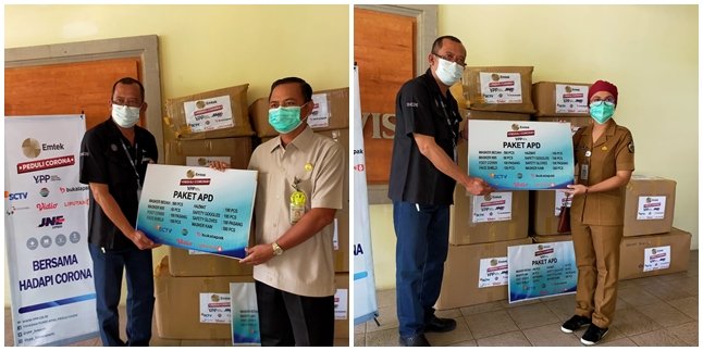 EMTEK Cares for Corona, Delivers PPE to 3 Health Facilities in Bali