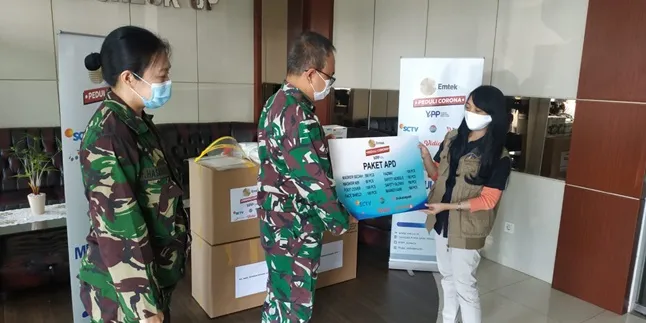 EMTEK Peduli Corona Terus Salurkan APD dan Sembako ke Sejumlah Daerah di Indonesia