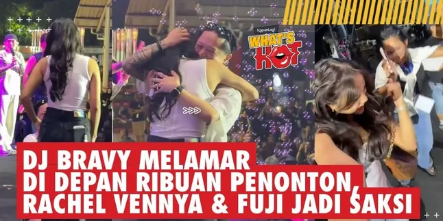 Erika Carlina Resmi Dilamar Di Panggung Festival! Fuji Dan Rachel Vennya Jadi Saksi