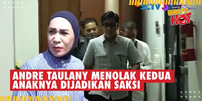 Erin Brought Her Two Children as Witnesses, Andre Taulany Could Not Contain His Anger