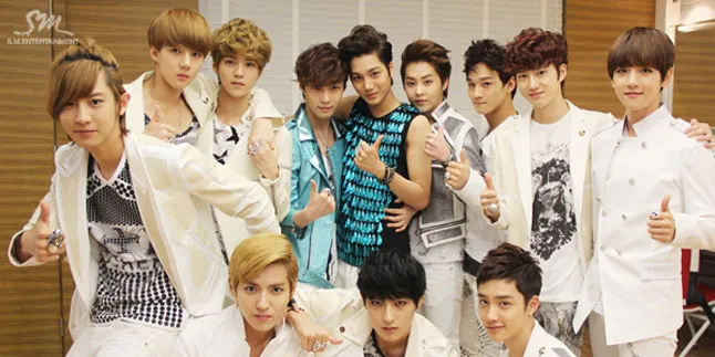EXO Rilis Teaser Foto Berpose Bentuk Huruf E,X, dan O