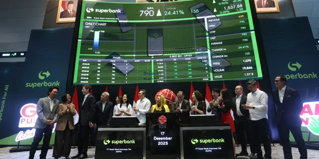 Fakta-Fakta IPO Superbank (SUPA): Oversubscribed 318 Kali, Raih Dana Rp2,79 Triliun