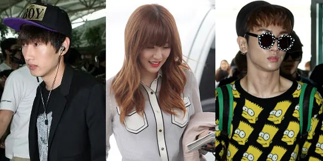 [FANCAM] Artis-Artis SMTOWN di Bandara Incheon Menuju Indonesia