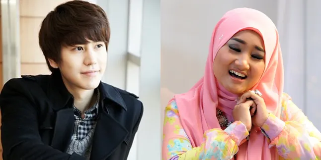 Fatin Pasang Wajah 'Duck Face' di Belakang Kyuhyun?