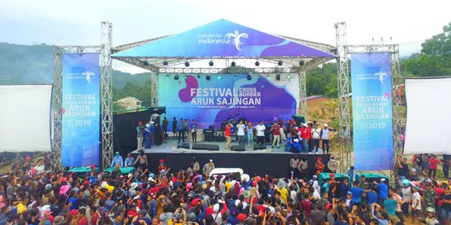 Festival Crossborder Aruk 2019 Banjir Berkah untuk Pedagang Daerah