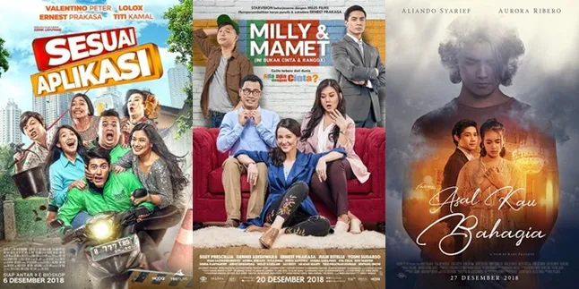 Film Indonesia Tayang Desember 2018, Ada 'MILLY & MAMET' dan 'ASAL KAU BAHAGIA' Film Indonesia Tayang Desember 2018, Ada 'MILLY & MAMET' dan 'ASAL KAU BAHAGIA'